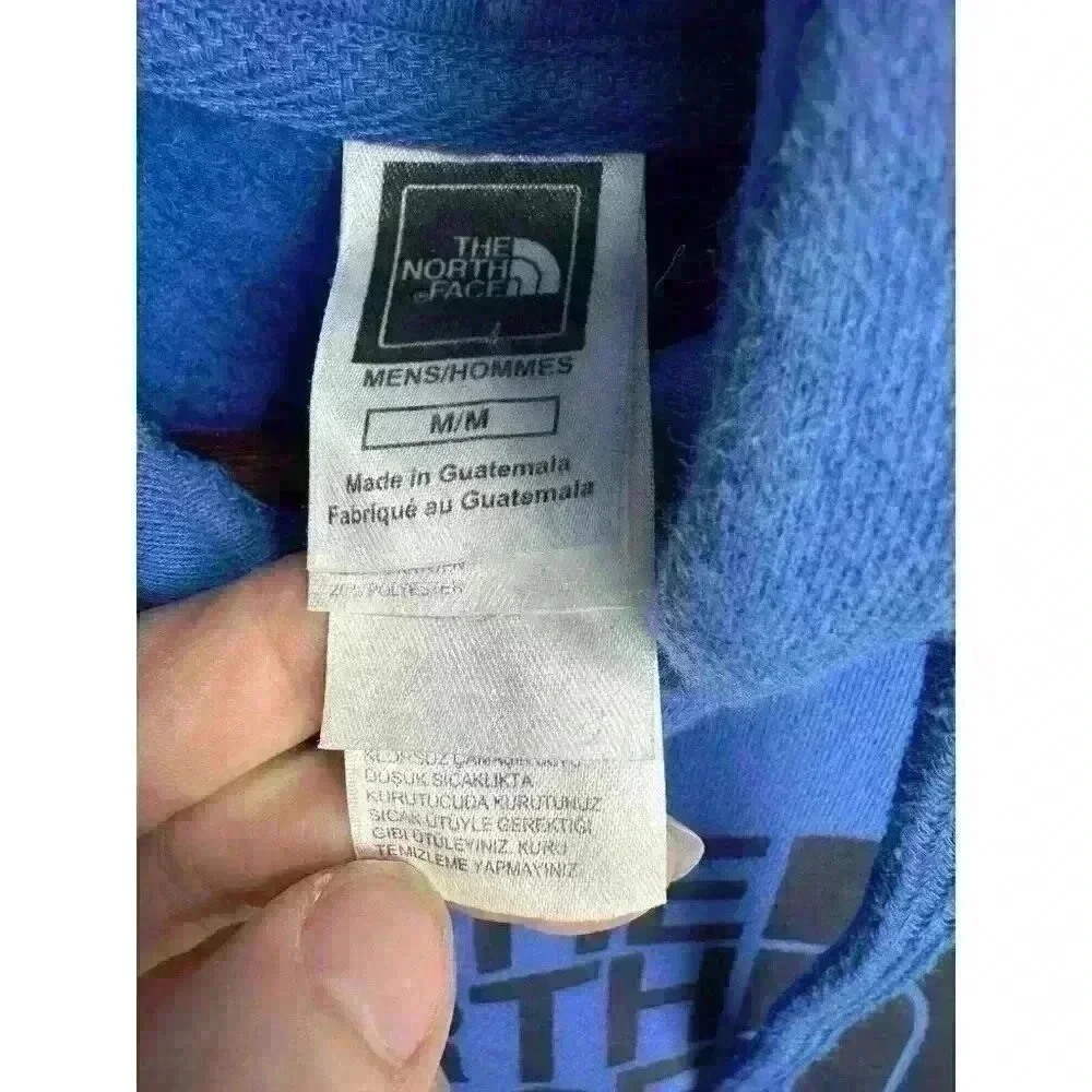 The‎ North Face Hoodie Sweatshirt Fleece Pullover Drew Peak Hooded Blue Sz M EUC